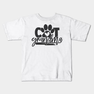 Cat Grandma Funny Cat Lover Grandma Kids T-Shirt